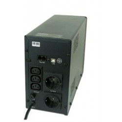 Gembird EG-UPS-033 nepārtrauktās barošanas avoti (UPS) Line-Interactive 1200 VA 720 W 3 maiņstrāvas izeja(-as)