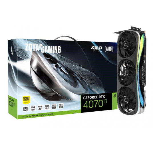 ZOTAC GAMING GeForce RTX 4070 Ti AMP Extreme AIRO grafikas karte