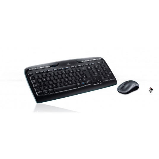 Logitech Wireless Combo MK330 tastatūras pele USB QWERTY ASV starptautiskā versija melna