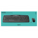 Logitech Wireless Combo MK330 tastatūras pele USB QWERTY ASV starptautiskā versija melna