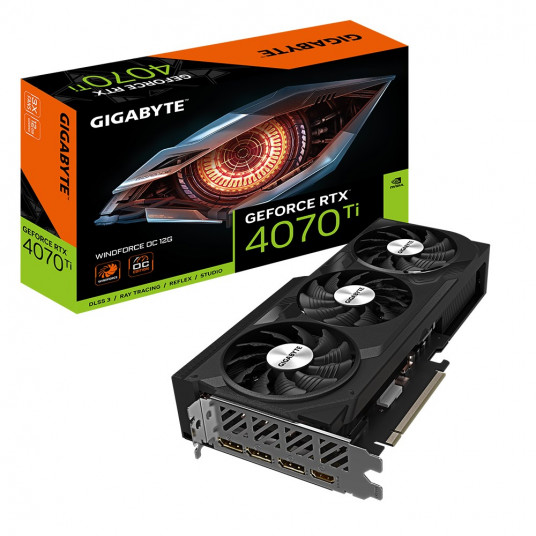 Gigabyte GeForce RTX 4070 WINDFORCE 3 OC 12GB DLSS 3