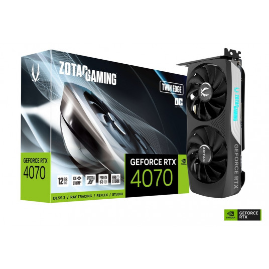 ZOTAC GAMING GeForce RTX 4070 Twin Edge OC DLSS 3 grafiskā karte