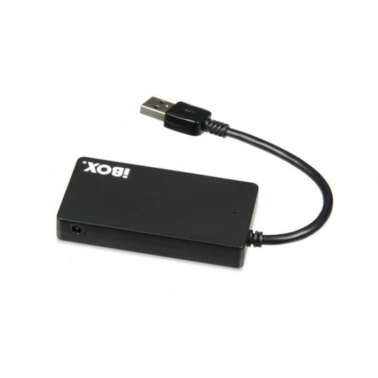iBox IUH3F56 interfeisa centrmezgls USB 3.2 Gen 1 (3.1 Gen 1) Type-A 5000 Mbit/s Black