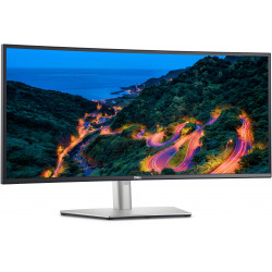 Dell izliekts USB-C centrmezgla monitors U3423WE 34,14 ", IPS, WQHD, 3440 x 1440, 21:9, 5 ms, 300 cd/m², balts, 60 Hz, HDMI portu skaits 2