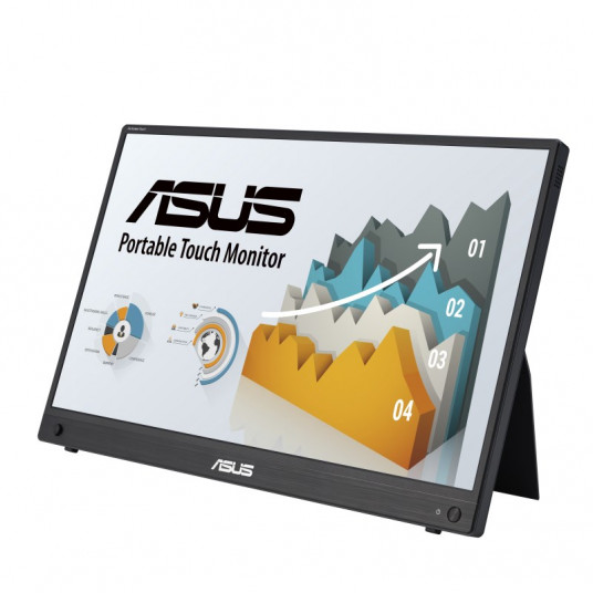 ASUS ZenScreen MB16AHT 39,6 cm (15,6 collas) 1920 x 1080 pikseļi Full HD skārienekrāns, melns