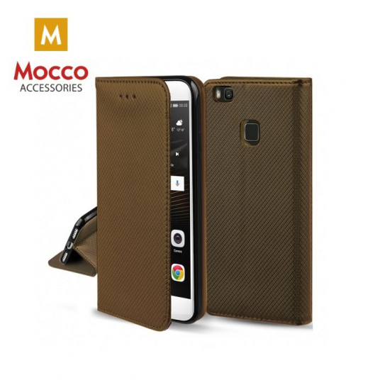 Mocco Smart Magnet Book Case For Huawei Mate 20 Pro Dark Gold