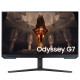 70 cm/28 collu (3840 x 2160) Samsung Odyssey G7 S28BG700EP 16:9 1ms IPS 2xHDMI DisplayPort VESA Pivot UHD 144Hz Gaming Black