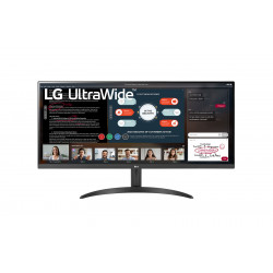 LG monitors 34WP500-B.BEU 34 ", IPS, UW FHD, 2560 x 1080, 21:9, 5 ms, 250 cd/m², HDMI portu skaits 2, 75 Hz
