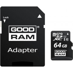 Goodram 64GB Micro SDHC U1-I Class 10 atmiņas karte ar adapteri