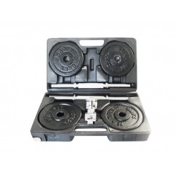 Toorx Cast iron weight dumbbells set with case 15 kg