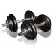 Toorx Cast iron weight dumbbells set with case 15 kg