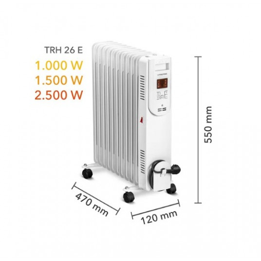 Elektriskais eļļas radiators Trotec TRH 26 E