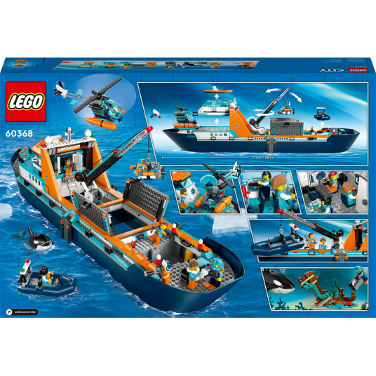 LEGO® 60368 CITY Arktikas pētnieku kuģis