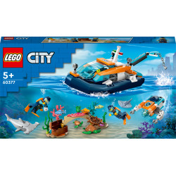 LEGO® 60377 CITY ūdenslīdēju pētnieku kuģis