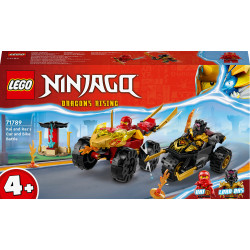 LEGO® 71789 NINJAGO Kai un Ras Car vs Motociklu cīņa