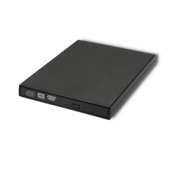 Qoltec 51858 ārējais DVD-RW rakstītājs | USB 2.0 | Melns