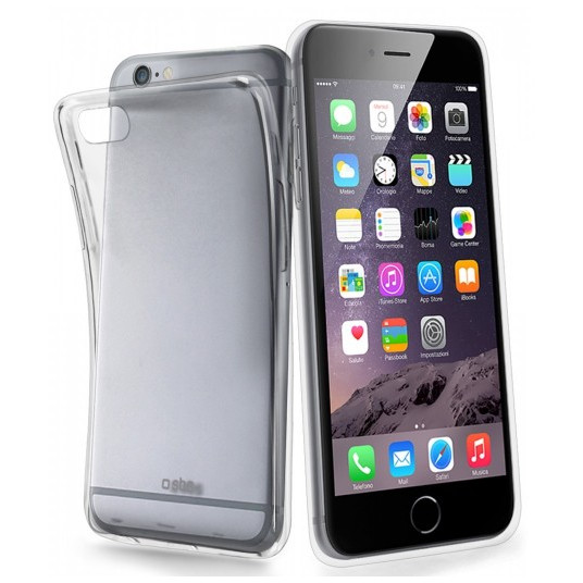 SBS Aero Sleeve Case Silicone Case for Apple iPhone 6 Plus / 6S Plus Transparent