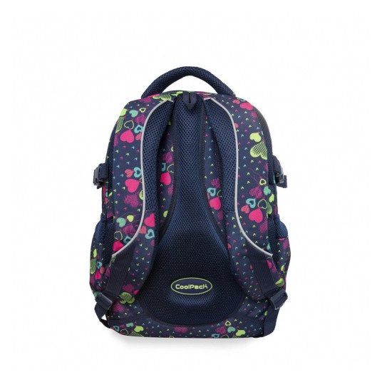 Mugursoma CoolPack Factor Lime Hearts