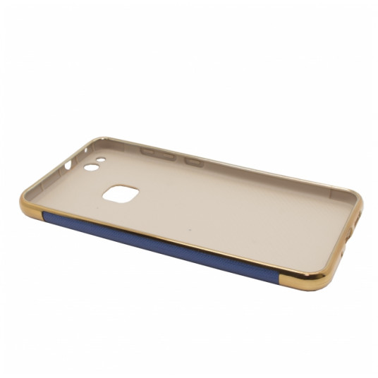 Mocco Exclusive Crown Back Case Silicone Case With Golden Elements for Apple iPhone 6 Plus Dark Blue