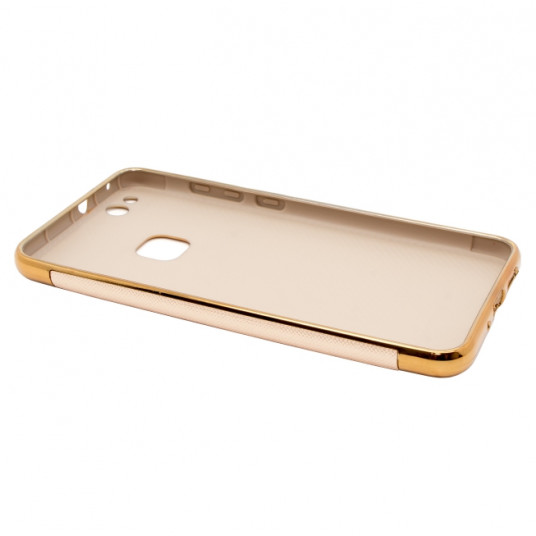 Mocco Exclusive Crown Back Case Silicone Case With Golden Elements for Apple iPhone 6 Plus Gold