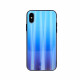 Mocco Aurora Glass Back Case for Apple iPhone 7 / 8 / SE 2020 Blue