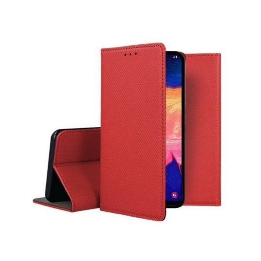 Mocco Smart Magnet Book Case For Samsung Galaxy S21 Ultra Red