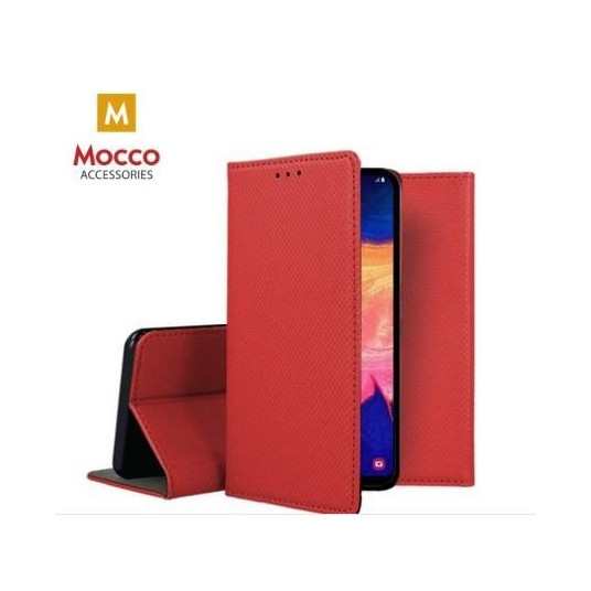Mocco Smart Magnet Book Case For Samsung Galaxy S21 Red