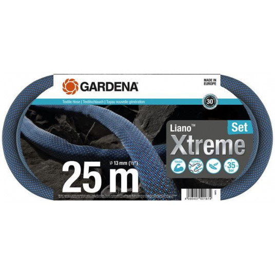 Šļūtene Liano™ Xtreme 25m, 1/2" komplekts 18475-20