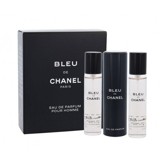 Chanel Bleu de Chanel Eau de Parfum EDP atkārtoti uzpildāms 20 ml parfumūdens uzpilde 2 x 20 ml man