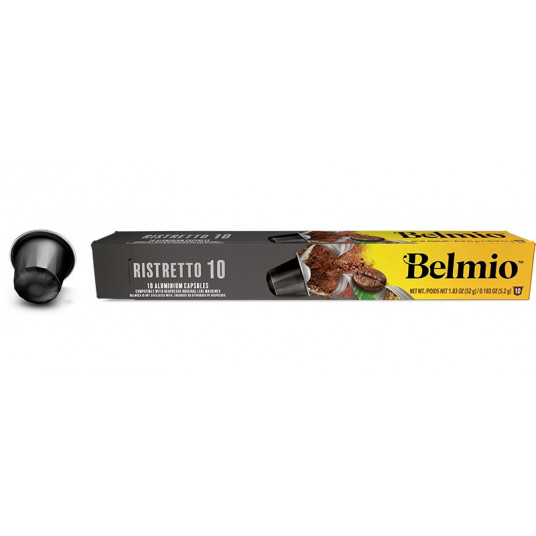 Kafija Nespresso kafijas automātiem Belmio Ristretto BLIO31311, 10 kapsulas kastītē