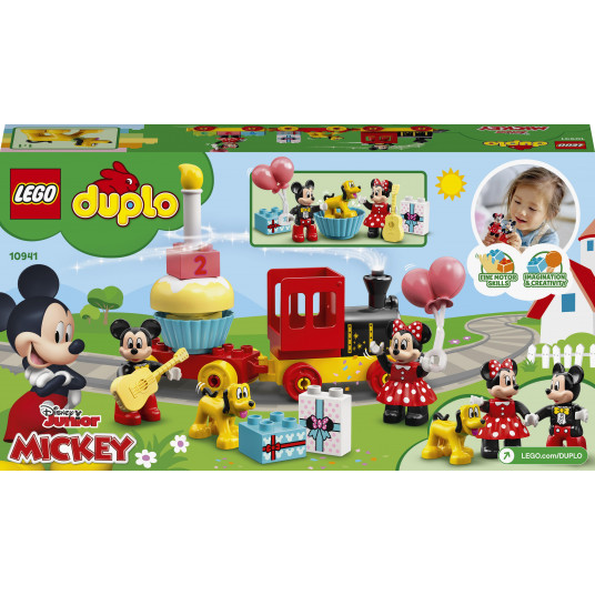 LEGO® 10941 DUPLO DISNEY Mikipeles un Minnijas dzimšanas dienas vilciens