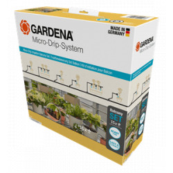 Komplekts balkonam līdz 15 stādiem podos Gardena 13401-20
