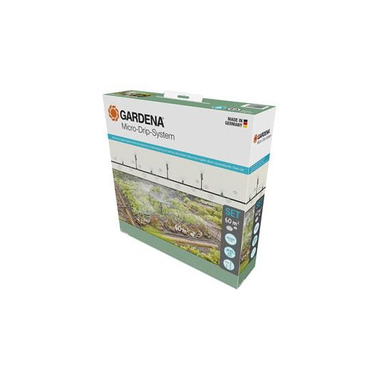 Komplekts dārzeņu dobēm / puķu dobēm līdz 60 m² Gardena 13450-20