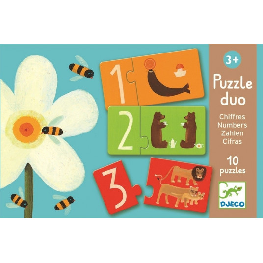 Djeca puzzle Duo Numbers