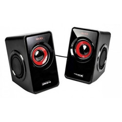 Mars Gaming MS1 Stereo Multimedia Desktop Speakers / 2x 5W / 3.5mm Audio / USB Power / Black