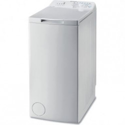 No augšas ielādējamā veļas mašīna Indesit BTW L60400 EE/N