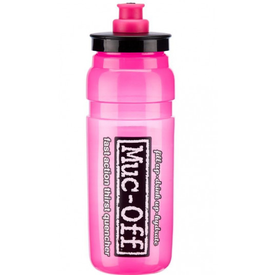Dzeramā pudele Muc-Off Elite Custom Fly rozā 750 ml