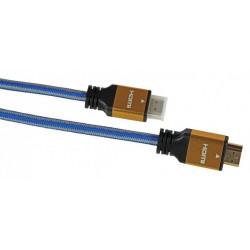 iBox ITVFHD04 HDMI kabelis 1,5 m HDMI tips A (standarta) Melns, Zils, Zelts