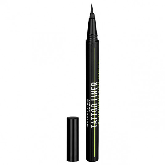 Maybelline - šķidrs acu zīmulis pildspalvā Tattoo Liner (tintes pildspalva) 1 ml - matēts melns