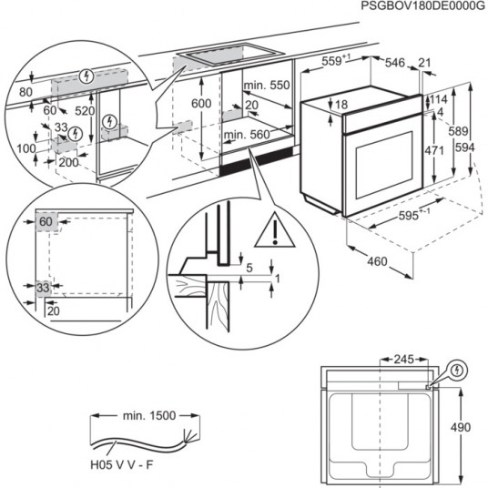 Cepeškrāsns Electrolux EOB8S39H