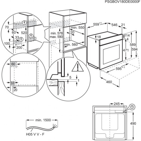 Cepeškrāsns Electrolux EOB8S39H