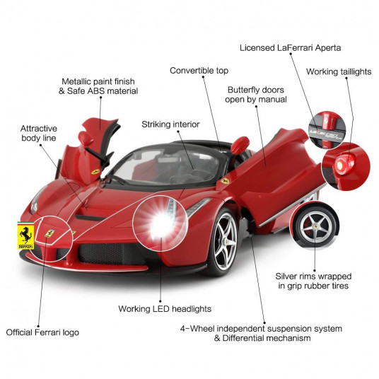 R/C 1:14 Ferrari LaFerrari Aperta (with drift function)