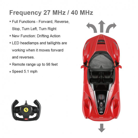 R/C 1:14 Ferrari LaFerrari Aperta (with drift function)