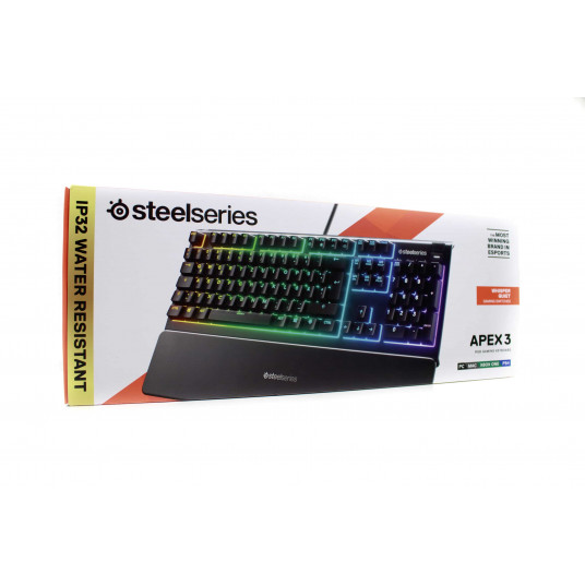 Spēļu tastatūra SteelSeries Apex 3 NOR 64803