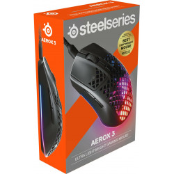Spēļu pele SteelSeries Aerox 3 (2022) Onyx 62611