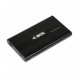 iBox HD-02 2,5" HDD korpuss, melns
