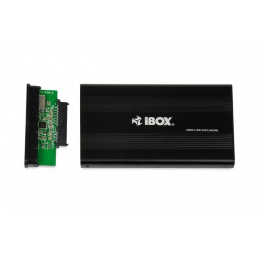iBox HD-02 2,5" HDD korpuss, melns