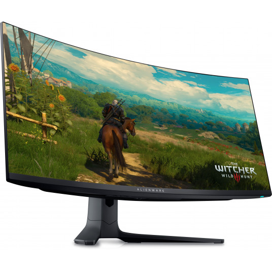 Dell spēļu monitors AW3423DWF 34 collas, UWQHD, 3440 x 1440, 21:9, 0,1 ms, 250 cd/m², melns, 165 Hz, HDMI portu skaits 1