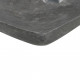 Izlietne, 50x35x12 cm, melns marmors