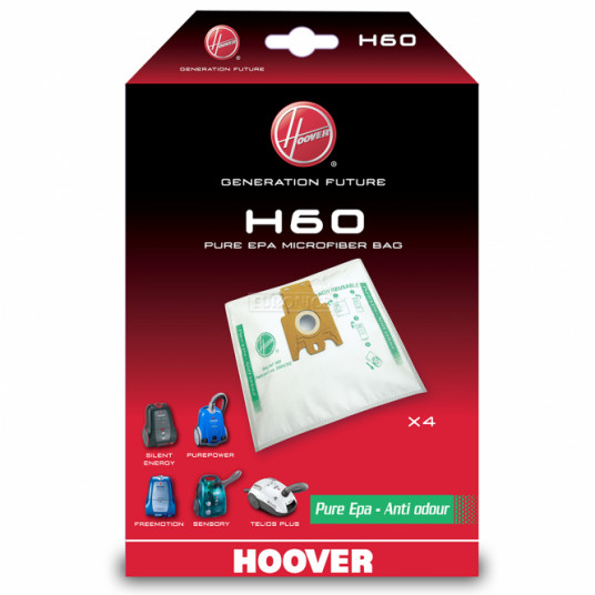 Maisiņš putekļusūcējam Hoover H60, 4 gab.